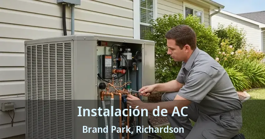 Instalación de AC Brand Park, Richardson - TX
