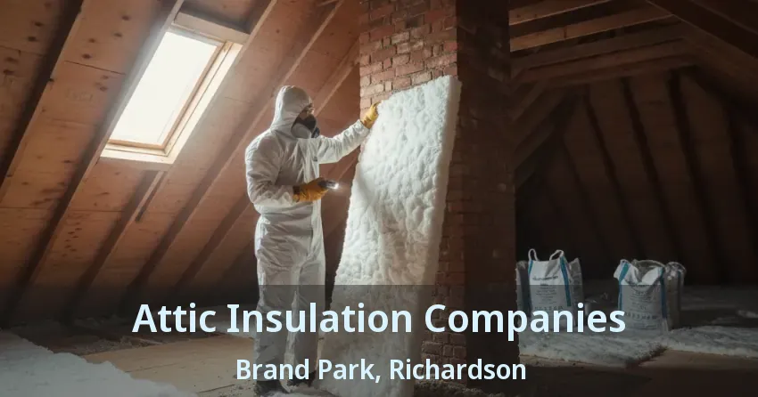 Attic Insulation Companies Brand Park, Richardson - TX Attic Insulation Companies Brand Park, Richardson - TX