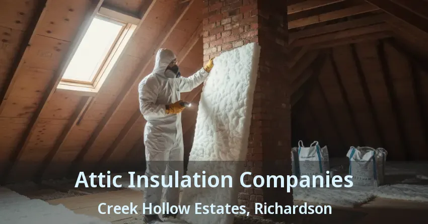 Attic Insulation Companies Creek Hollow Estates, Richardson - TX