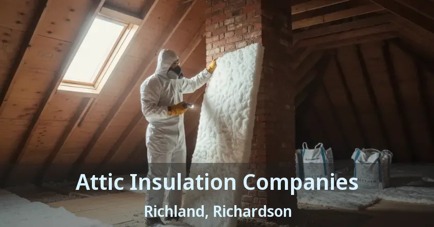 Attic Insulation Companies Richland, Richardson - TX Attic Insulation Companies Richland, Richardson - TX