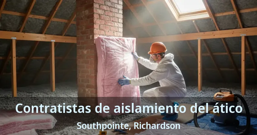 Contratistas de aislamiento del ático Southpointe, Richardson - TX