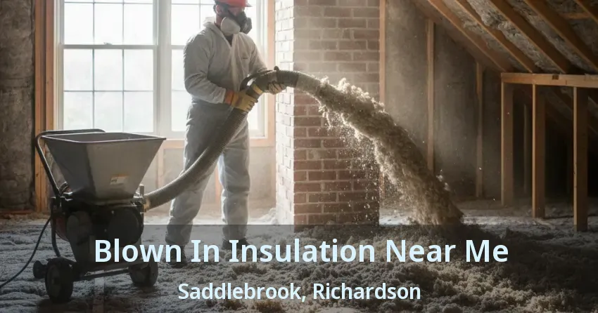 Blown In Insulation Near Me Saddlebrook, Richardson - TX