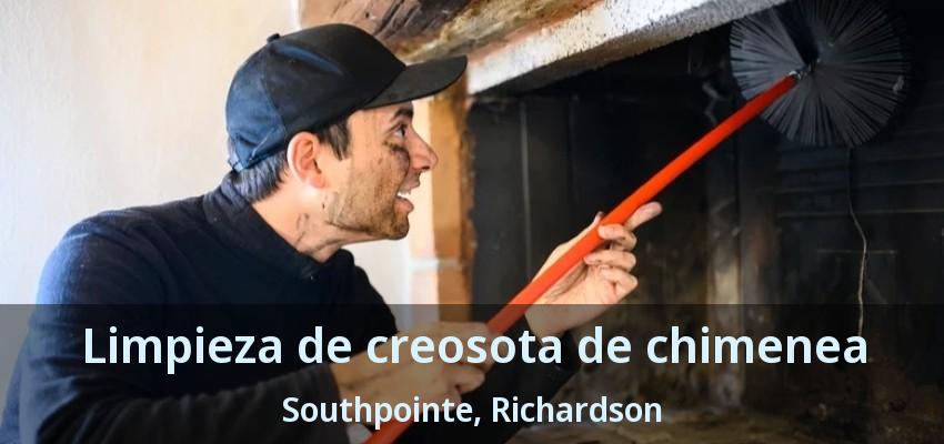 Limpieza de creosota de chimenea Southpointe, Richardson - TX