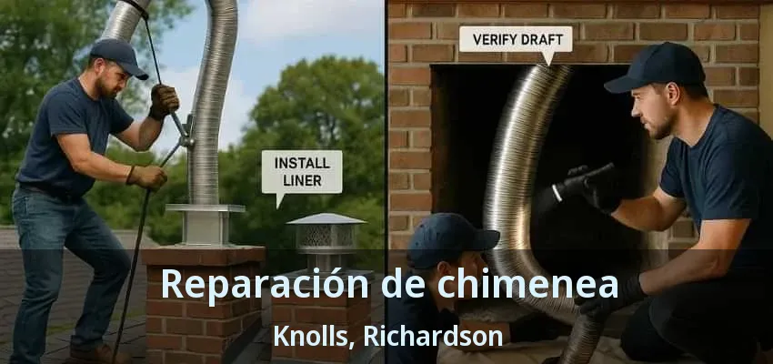 Reparación de chimenea Knolls, Richardson - TX