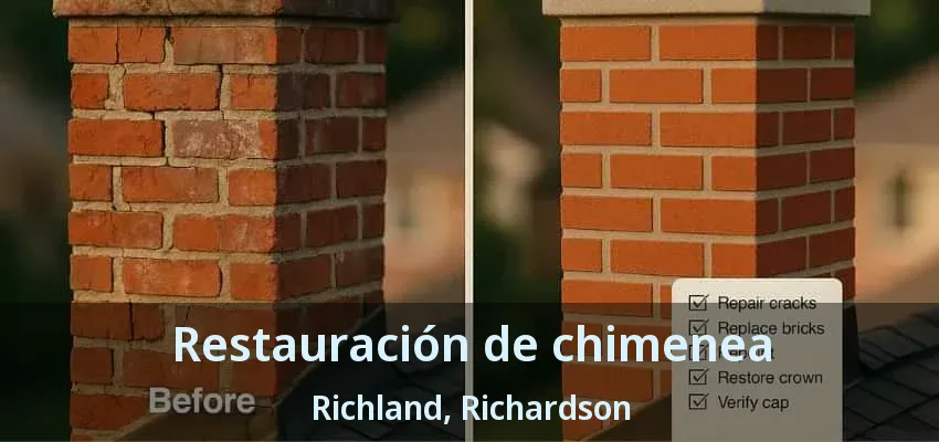 Restauración de chimenea Richland, Richardson - TX