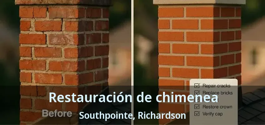Restauración de chimenea Southpointe, Richardson - TX Restauración de chimenea Southpointe, Richardson - TX