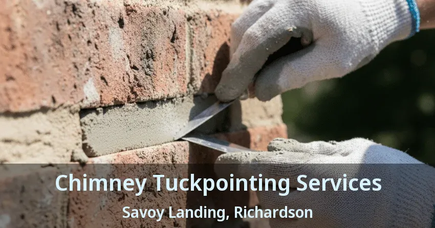 Chimney Tuckpointing Services Savoy Landing, Richardson - TX