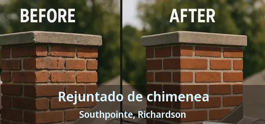 Rejuntado de chimenea Southpointe, Richardson - TX