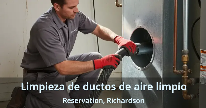 Limpieza de ductos de aire limpio Reservation, Richardson - TX Limpieza de ductos de aire limpio Reservation, Richardson - TX