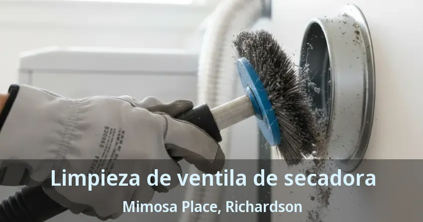 Limpieza de ventila de secadora Mimosa Place, Richardson - TX