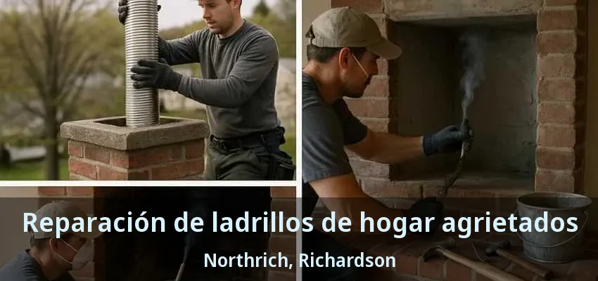 Reparación de ladrillos de hogar agrietados Northrich, Richardson - TX Reparación de ladrillos de hogar agrietados Northrich, Richardson - TX