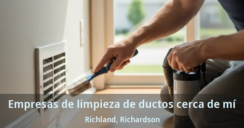 Empresas de limpieza de ductos cerca de mí Richland, Richardson - TX