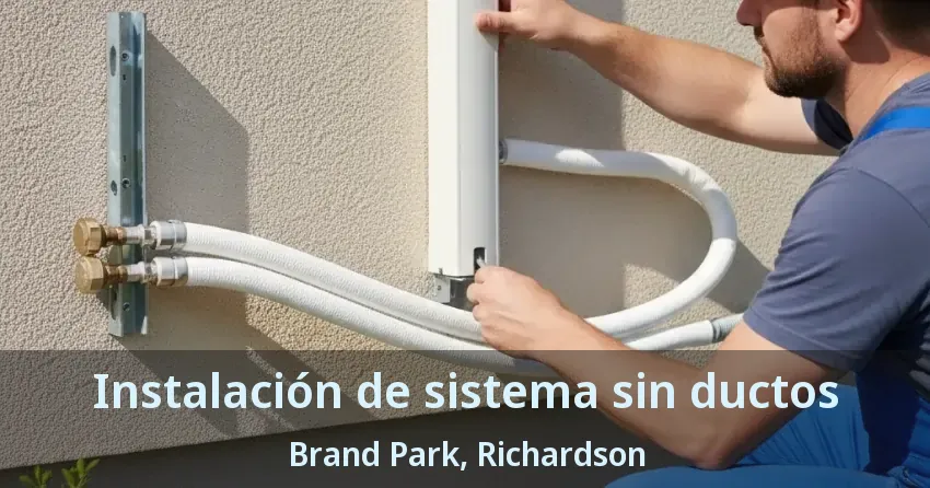 Instalación de sistema sin ductos Brand Park, Richardson - TX Instalación de sistema sin ductos Brand Park, Richardson - TX