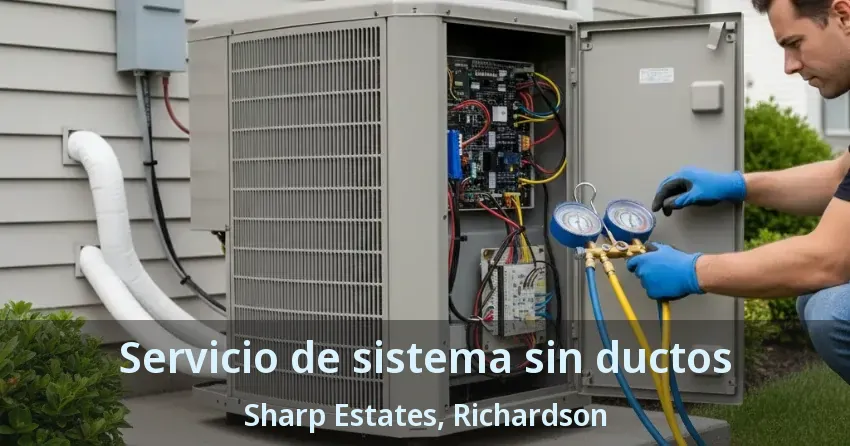 Servicio de sistema sin ductos Sharp Estates, Richardson - TX