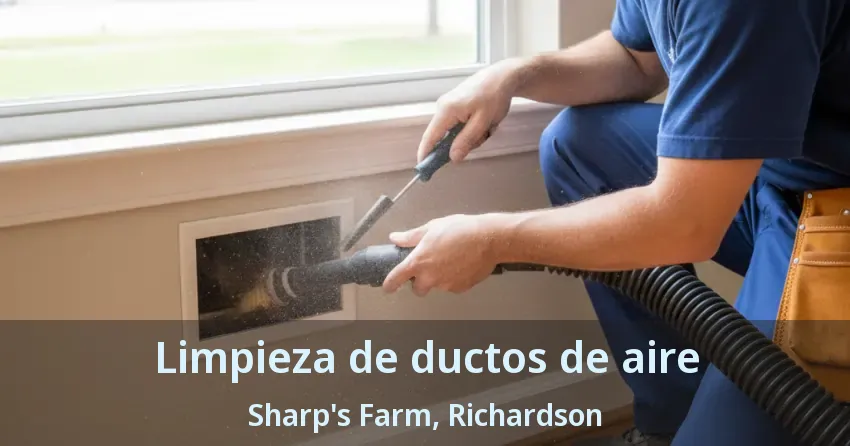 Limpieza de ductos de aire Sharp's Farm, Richardson - TX Limpieza de ductos de aire Sharp's Farm, Richardson - TX