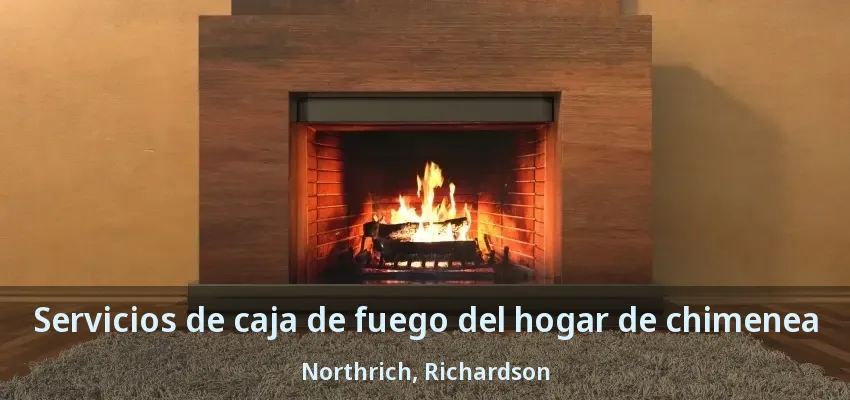 Servicios de caja de fuego del hogar de chimenea Northrich, Richardson - TX