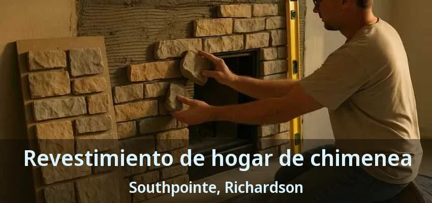Revestimiento de hogar de chimenea Southpointe, Richardson - TX Revestimiento de hogar de chimenea Southpointe, Richardson - TX