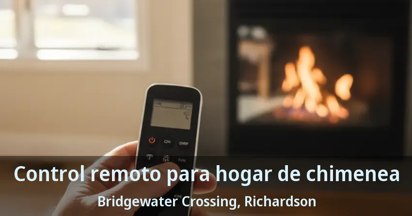 Control remoto para hogar de chimenea Bridgewater Crossing, Richardson - TX