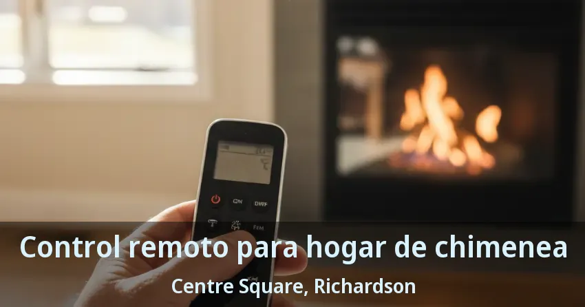 Control remoto para hogar de chimenea Centre Square, Richardson - TX Control remoto para hogar de chimenea Centre Square, Richardson - TX