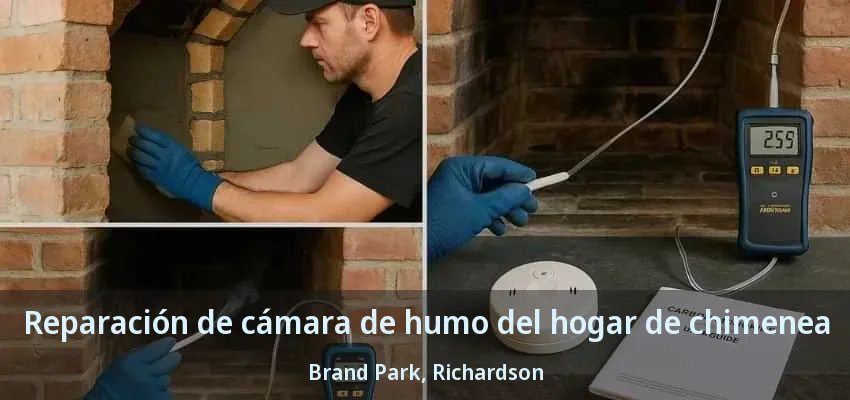 Reparación de cámara de humo del hogar de chimenea Brand Park, Richardson - TX