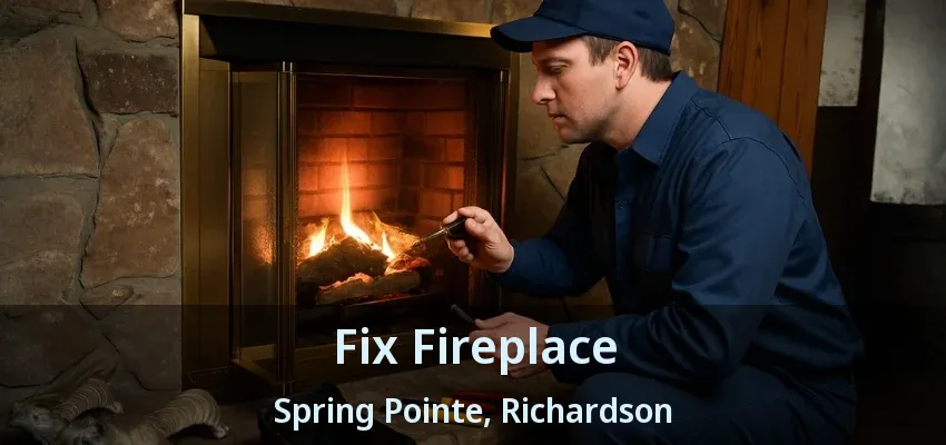 Fix Fireplace Spring Pointe, Richardson - TX
