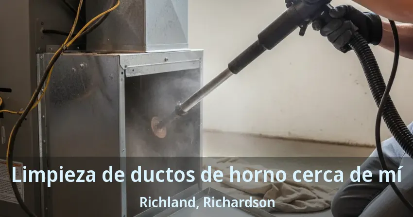 Limpieza de ductos de horno cerca de mí Richland, Richardson - TX Limpieza de ductos de horno cerca de mí Richland, Richardson - TX