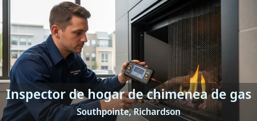 Inspector de hogar de chimenea de gas Southpointe, Richardson - TX Inspector de hogar de chimenea de gas Southpointe, Richardson - TX