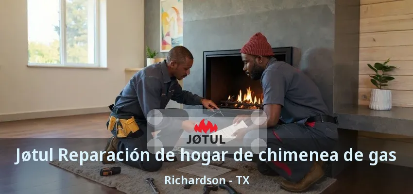 Jøtul Reparación de hogar de chimenea de gas Richardson - TX