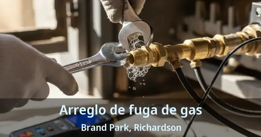 Arreglo de fuga de gas Brand Park, Richardson - TX