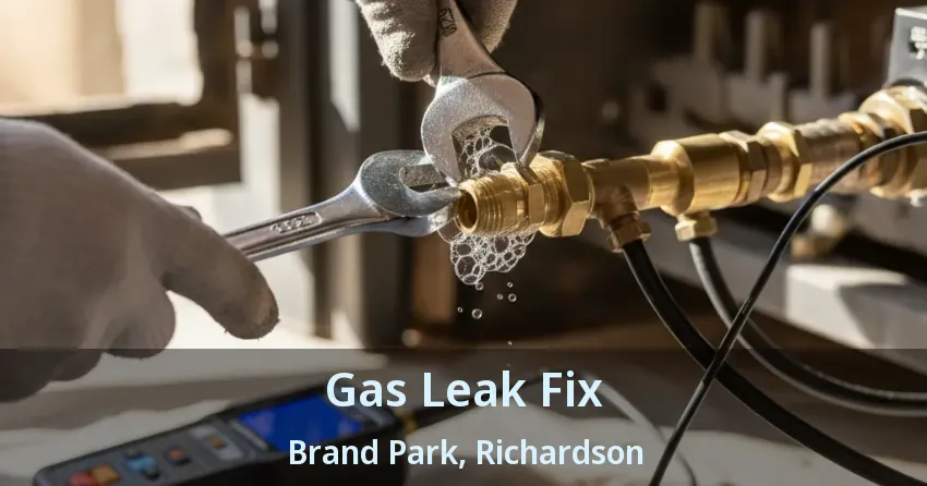 Gas Leak Fix Brand Park, Richardson - TX Gas Leak Fix Brand Park, Richardson - TX