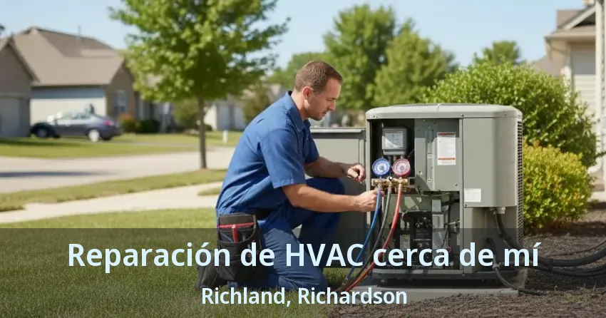 Reparación de HVAC cerca de mí Richland, Richardson - TX Reparación de HVAC cerca de mí Richland, Richardson - TX