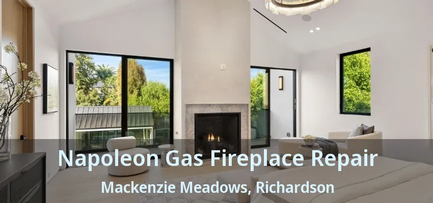 Napoleon Gas Fireplace Repair Mackenzie Meadows, Richardson - TX