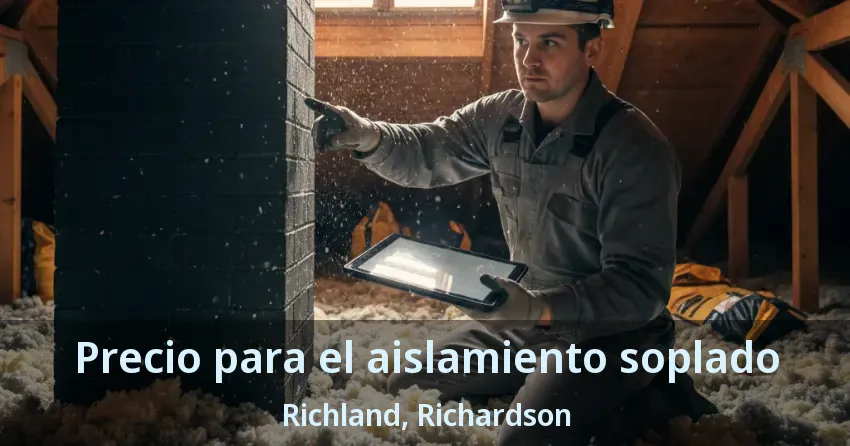 Precio para el aislamiento soplado Richland, Richardson - TX Precio para el aislamiento soplado Richland, Richardson - TX