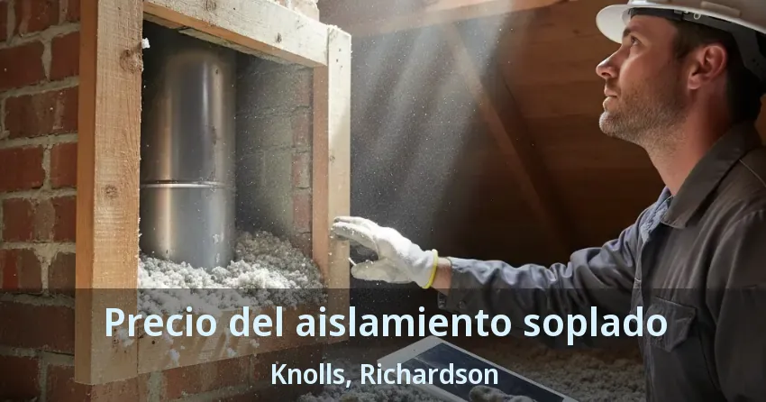 Precio del aislamiento soplado Knolls, Richardson - TX