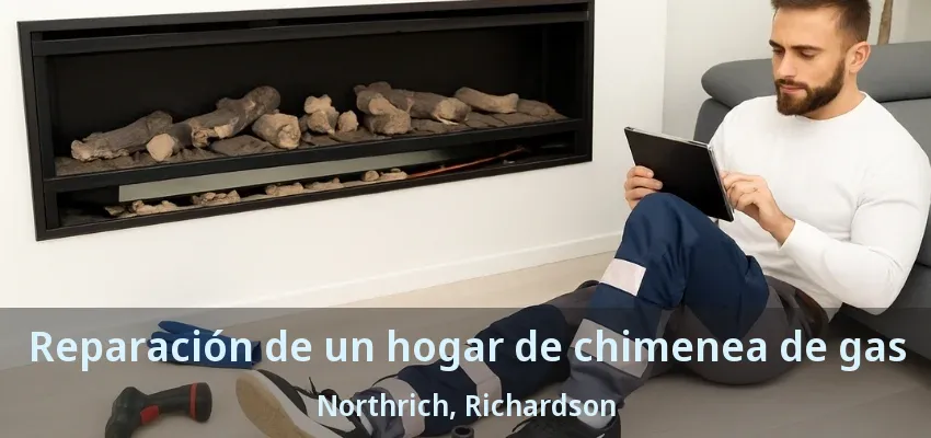 Reparación de un hogar de chimenea de gas Northrich, Richardson - TX Reparación de un hogar de chimenea de gas Northrich, Richardson - TX